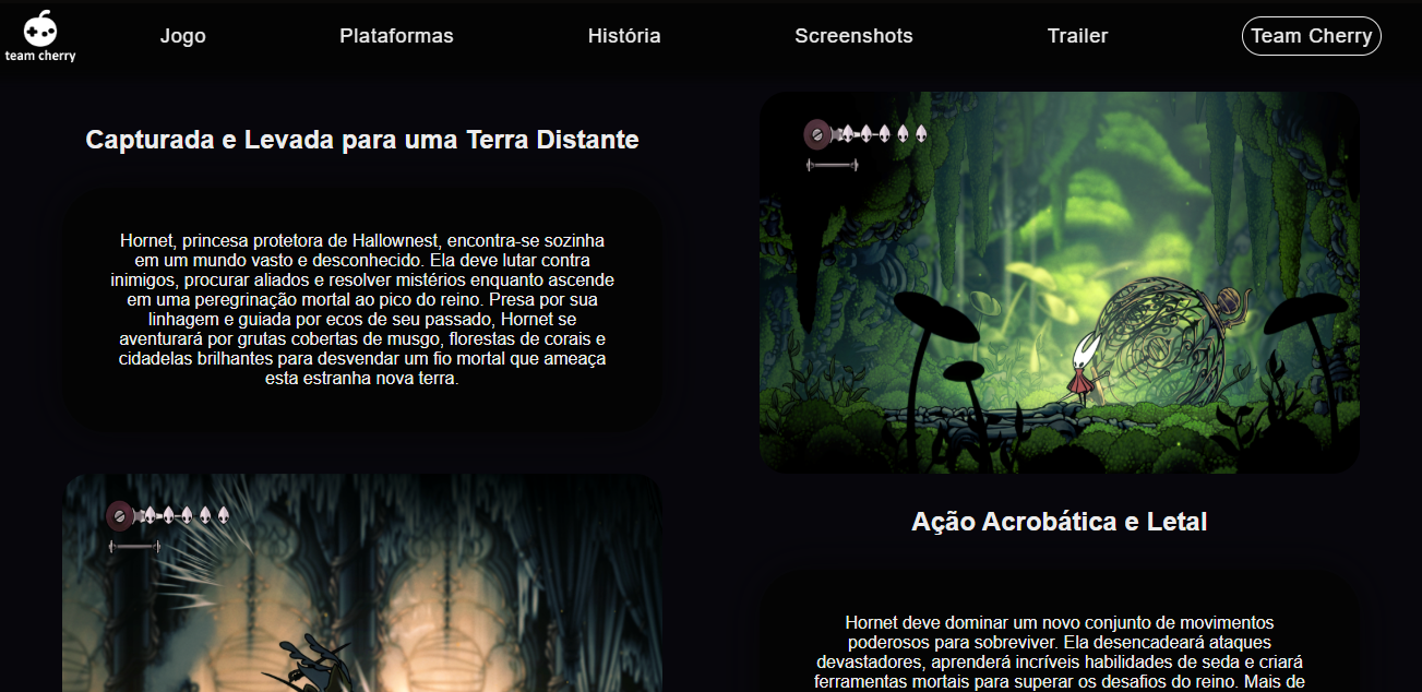 Print do projeto Hollow Knight - Silksong